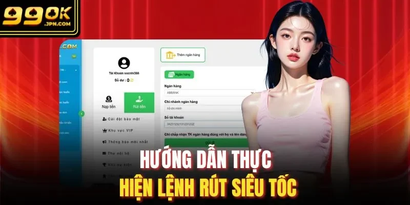 Hướng dẫn thực hiện lệnh rút siêu tốc 