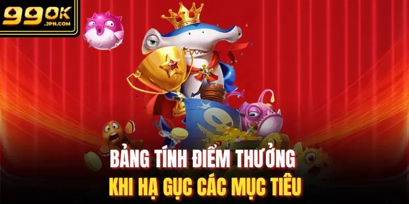 Bảng tính điểm thưởng khi hạ gục các mục tiêu